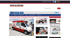Desktop Screenshot of diariodesorocaba.com.br